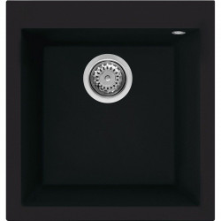 Fregadero de Cocina Negro VZ45N - Granito - 45cm - Antiarañazos - Protección UV