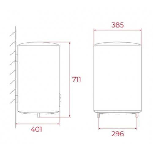Termo eléctrico Teka EWH 50.1 DHH AQUA 50