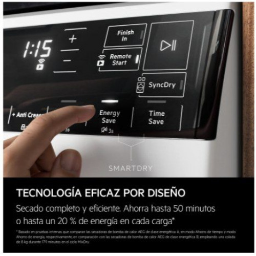 Secadora con bomba de calor AEFG TR959V6PBC