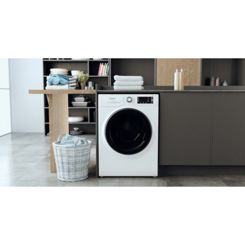 ARISTON HOTPOINT NLCD 10448 WD AW EU N Blanco - Lavadora Carga Frontal 10KG 1400RPM