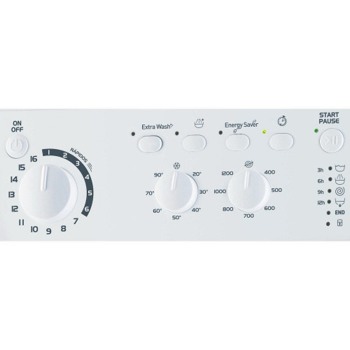 INDESIT EWC 61251 W SPT N Blanco - Lavadora Carga Frontal 6KG 1200RPM