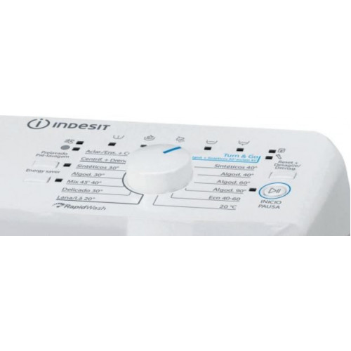 INDESIT BTW S72200 SP/N Blanco - Lavadora Carga Superior 7KG 1200RPM