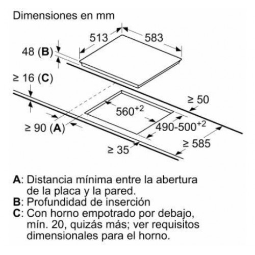 BALAY 3EB715XR Negro - Vitrocerámica Eléctrica 60cm