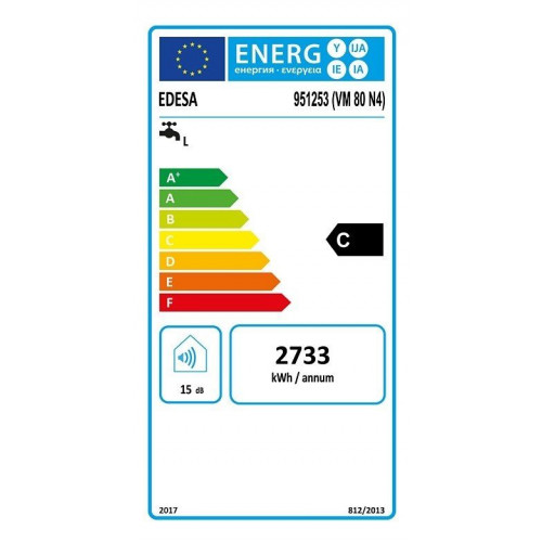 EDESA ONE-80 Blanco - Termo Eléctrico 80L