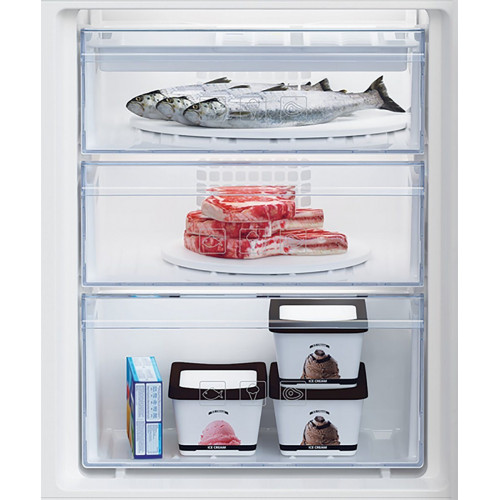 BEKO BCSA-285-K-4-SN Blanco - Frigorífico Combi Cíclico