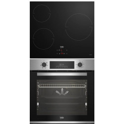 BEKO BBSE-12340-X - Conjunto Vitrocerámica de Inducción + Horno INOX