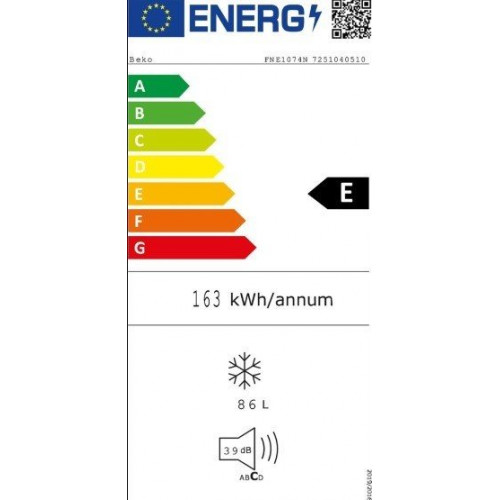 BEKO FNE-1074-N Blanco - Congelador Vertical No Frost