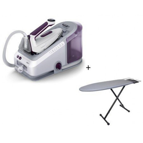 BRAUN IS7266VI Violeta + IB3001BK Negro - Pack Plancha de Vapor + Tabla de Planchar