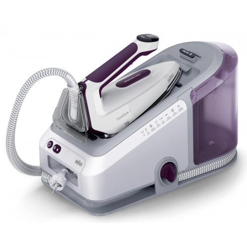 BRAUN IS7266VI Violeta + IB3001BK Negro - Pack Plancha de Vapor + Tabla de Planchar