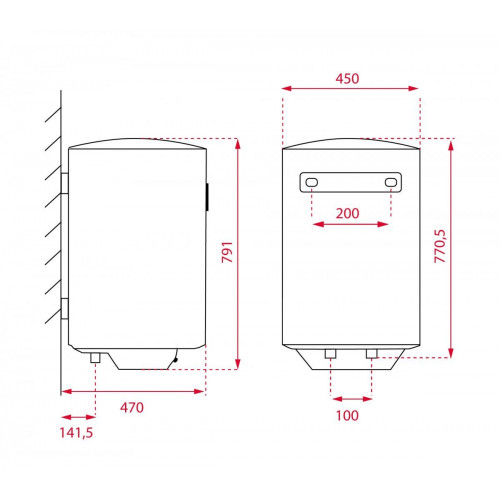 Teka SMART EWH 80 VE-D - Termo Eléctrico Vertical 80L
