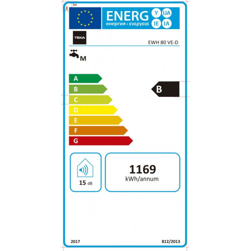 Teka SMART EWH 80 VE-D - Termo Eléctrico Vertical 80L