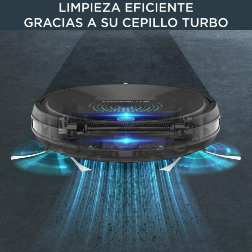 ROWENTA RR-8275-WH Negro-Azul - Robot Aspirador 550W