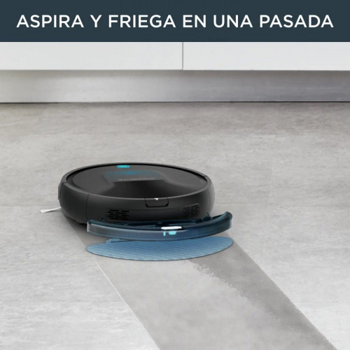 ROWENTA RR-8275-WH Negro-Azul - Robot Aspirador 550W