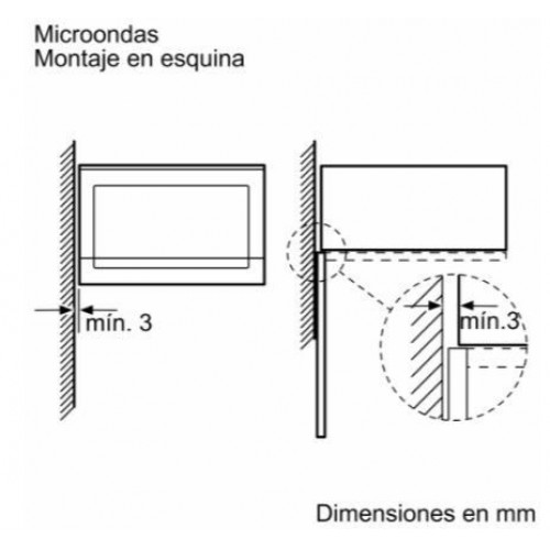 BOSCH BEL523MS0 INOX - Microondas 20L 800W