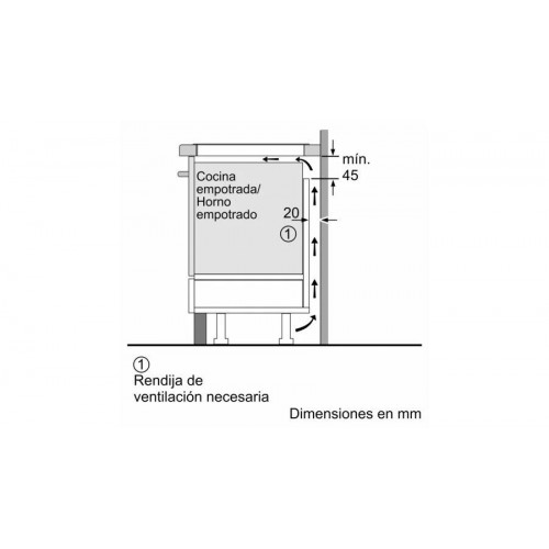 BOSCH PIJ631BB5E Negro - Vitrocerámica de Inducción 60CM