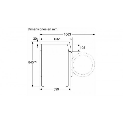 BOSCH WUU28T8XES INOX - Lavadora Carga Frontal 9KG 1400RPM