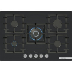 BOSCH PPQ7A6I40 Negro - Placa de Gas 75 CM Gas Natural