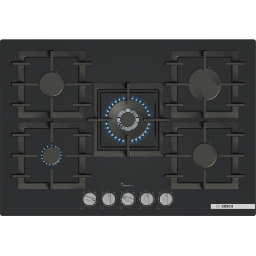 BOSCH PPQ7A6I40 Negro - Placa de Gas 75 CM Gas Natural