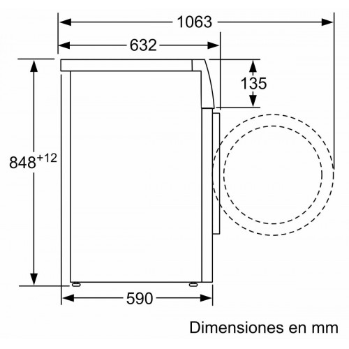 BALAY 3TS-273-BA Blanco - Lavadora Carga Frontal 7KG 1200RPM