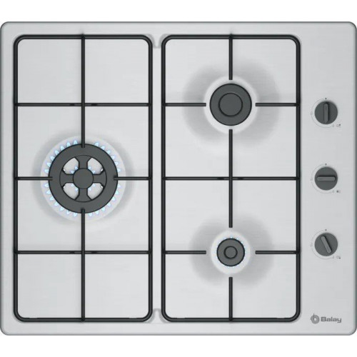 BALAY 3ETX463BB INOX - Placa de Gas 60CM Butano