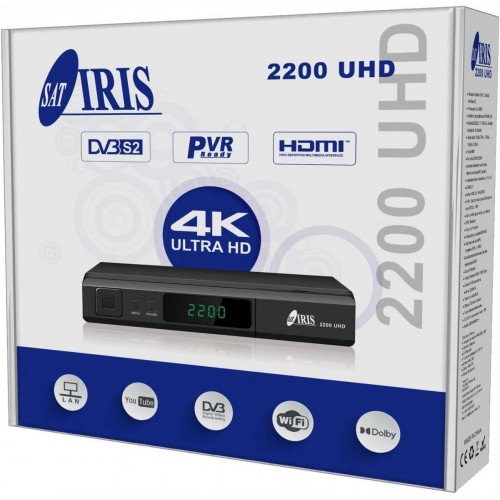 IRIS 2200UHD - Receptor Satélite FHD Wifi