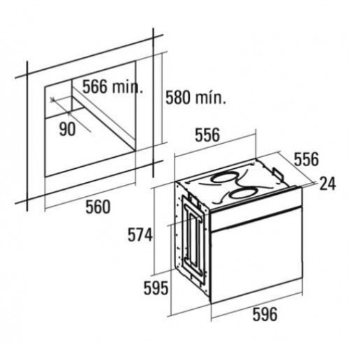 CATA MRA 7108 WH BLANCO  - Horno Multifunción 60L