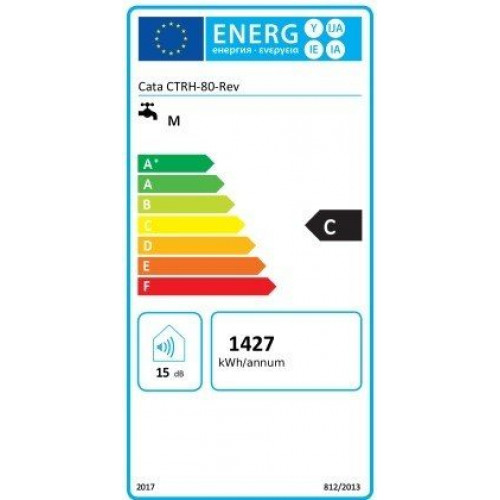 CATA CTRH-80 M Rev Blanco - Termo Eléctrico 80L