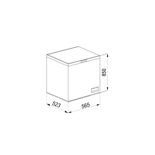KROMSLINE KAR-CM-10 Blanco - Congelador Horizontal Cíclico