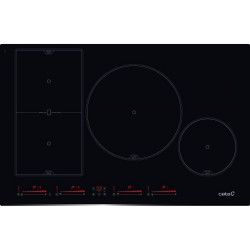 CATA INSB-8021-BK Negro 80CM - Vitrocerámica de Inducción 4 Fuegos
