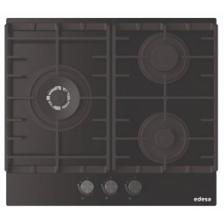 EDESA EGG-6031 TI TR CI B Negro - Placa de Gas 60CM Gas Butano