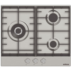 EDESA EGX-6031 TI TR CI B INOX - Placa de Gas 60CM Gas Butano