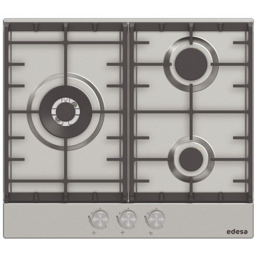 EDESA EGX-6031 TI TR CI B INOX - Placa de Gas 60CM Gas Butano