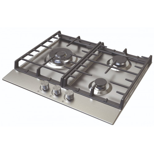 EDESA EGX-6031 TI TR CI B INOX - Placa de Gas 60CM Gas Butano