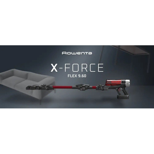 ROWENTA X-FORCE FLEX 9.60 RH2077SB Rojo-Negro - Aspiradora de Escoba 200W