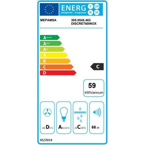 MEPAMSA DISCRET 60 INOX - Grupo Filtrante 60CM