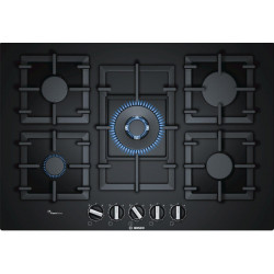 BOSCH PPQ7A6B90 Negro  - Placa de Gas 75cm Gas Natural