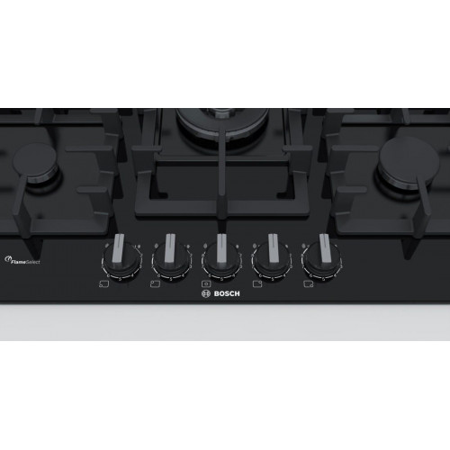 BOSCH PPQ7A6B90 Negro  - Placa de Gas 75cm Gas Natural