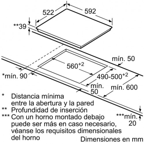BALAY 3EB767LQ Negro - Vitrocerámica Eléctrica 60cm