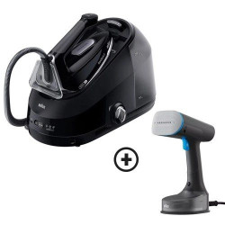 BRAUN CARESTYLE 5 IS-5249-BK - Centro de Planchado + Plancha vertical GS 5031 BL