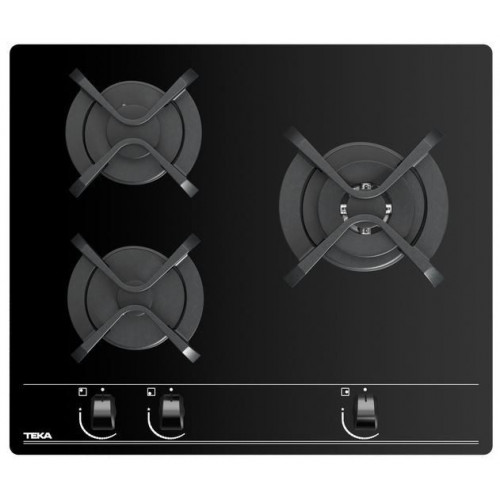 TEKA GBC 63010 CRISTAL NEGRO  - Placa de Gas 60CM NATURAL