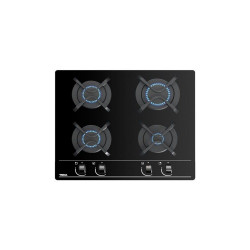 TEKA GBC 64000 CRISTAL NEGRO  - Placa de Gas 60CM BUTANO