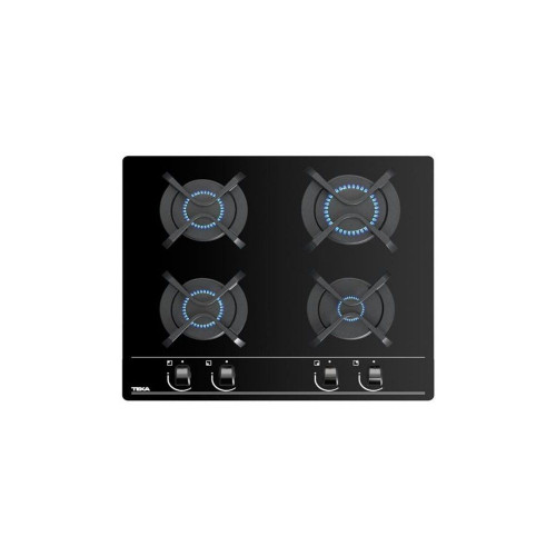 TEKA GBC 64000 CRISTAL NEGRO  - Placa de Gas 60CM BUTANO