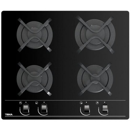 TEKA GBC 64000 CRISTAL NEGRO - Placa de Gas 60CM NATURAL