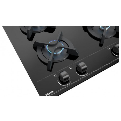 TEKA GBC 64000 CRISTAL NEGRO - Placa de Gas 60CM NATURAL