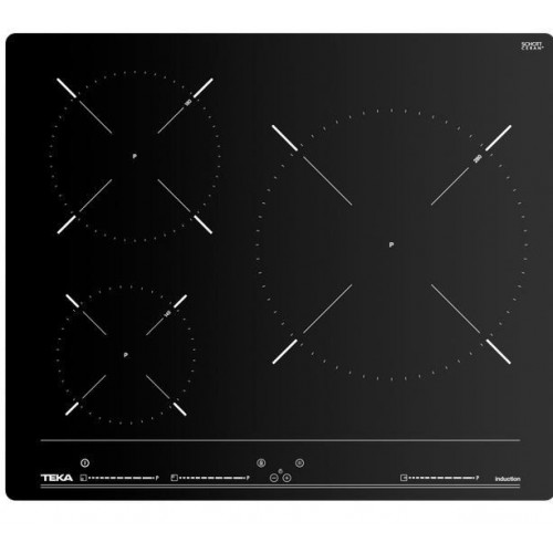 TEKA IBC 63010 CRISTAL NEGRO  - Vitrocerámica de Inducción 60CM