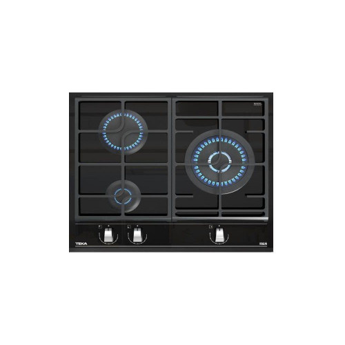 TEKA GZC 63310 XBB CRISTAL NEGRO  - Placa de Gas 60CM BUTANO