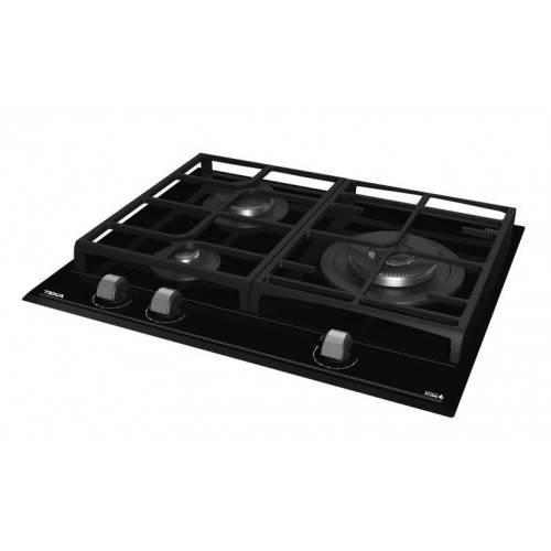 TEKA GZC 63310 XBB CRISTAL NEGRO  - Placa de Gas 60CM BUTANO