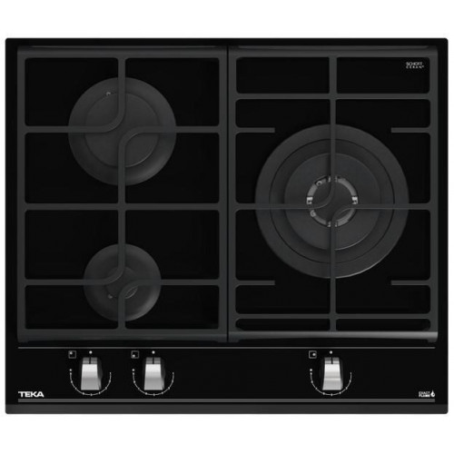 TEKA GZC 63310 XBN CRISTAL NEGRO  - Placa de Gas 60CM NATURAL