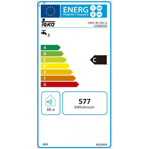 TEKA EWH-30-C Blanco - Termo Eléctrico 30L