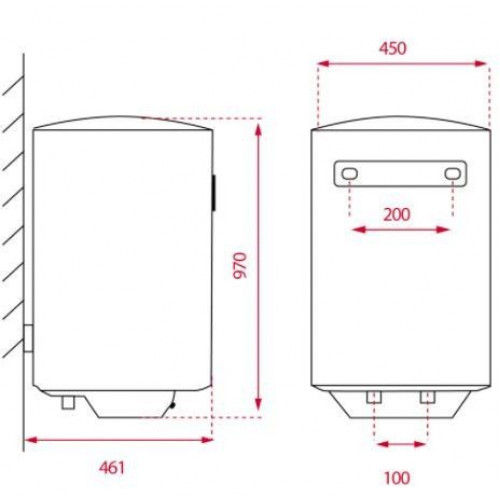 Teka EWH 100 C - Termo Eléctrico Vertical 100L